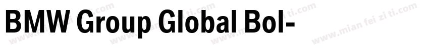 BMW Group Global Bol字体转换